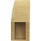 Ekena Millwork 5-inch W x 12-inch D x 12-inch H Thorton Rough Cedar Woodgrain TimberThane Knee Brace, Primed BRCUR05X12X12THRRCPR - alternate 3